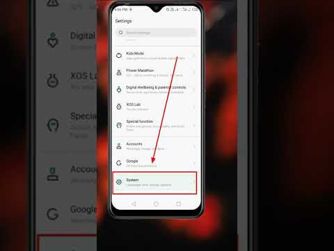 how to change back button left to Right in infinix #shorts