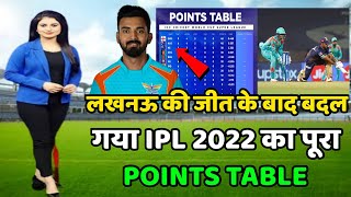 IPL Points Table 2022 Today | Lsg vs Kkr After Match Points Table | Points Table Ipl 2022 Today