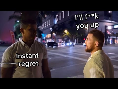 Man INSTANTLY REGRETS Trolling UFC Fighter Merab Dvalishvili