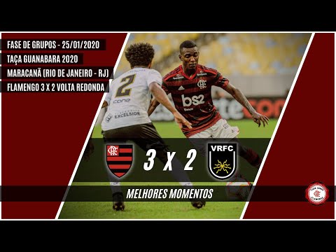 Flamengo 3 x 2 Volta Redonda - TAÇA GUANABARA 2020 - Melhores Momentos