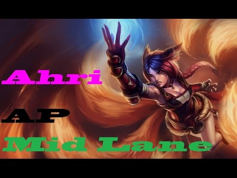 League of Legends - Ahri Mid Lane - PRE SEASON 6 [PT-BR]