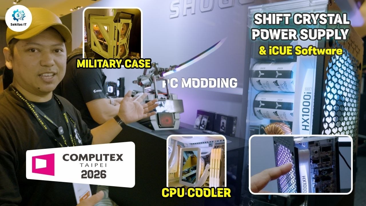 CORSAIR Di COMPUTEX 2026 - Software PSU PC Hugo Modifikasi