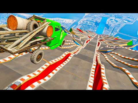 10,000% IMPOSSIBLE MEGA RAMP! MAXIMUM SPEED!! - GTA V ONLINE