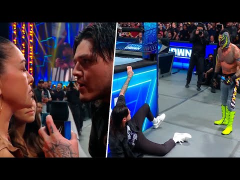 Dominik yells at his mother and Rey Mysterio reacts - WWE SmackDown March 24, 2023