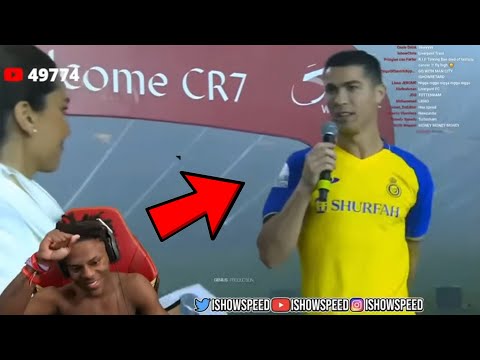 IShowspeed Reacts To RONALDO´s Ceremony With Al-Nasr