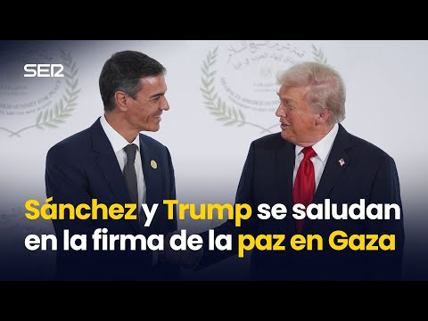 TRUMP y SÁNCHEZ: Del "EXPÚLSENLOS de la OTAN" al APRETÓN de MANOS por la PAZ en GAZA