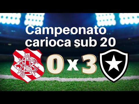 Bangu 0 X 3 Botafogo ! campeonato carioca sub 20!!