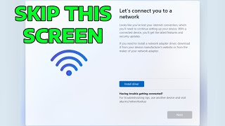 How To Skip Lets Connect You To A Network Screen During Windows 11 Set
