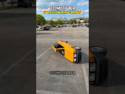 Mini Cars Yellow Stabillo😂 #automobile #edit #mazdamiata #miata #car #shorts