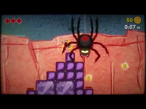 Bit Trip Runner3 - The Widow Sisters boss (the Caves VHS map)