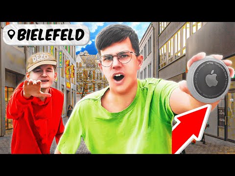 *EXTREM* AIRTAG FANGEN in BIELEFELD! 😱 (mit Water zuhl & Dmate)