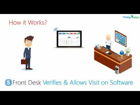Online/cloud-based touchless visitor management solution, fo...