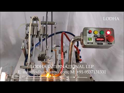 Servo Based Ampoule Filling And Sealing Machine