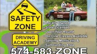 preview picture of video 'Safety Zone Driving School in Monticello, Indiana produced by Innovative Digital Media'