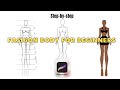How To Draw A Fashion Body For Beginners Custom Figure Step By Step
