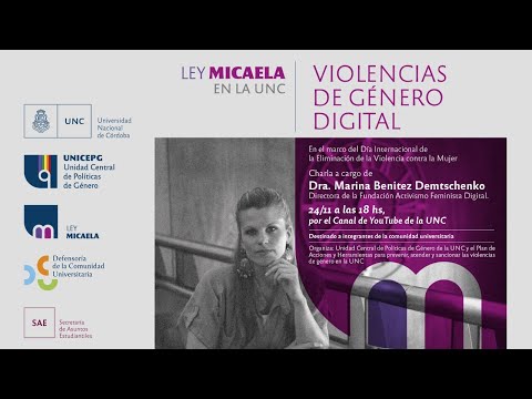 Violencia de género digital a cargo de la Ab. Marina Benítez Demtschenko.