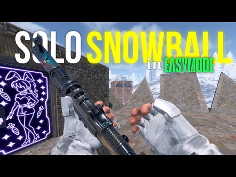 Solo Snowball vs Clans in Easy Mode - Rust