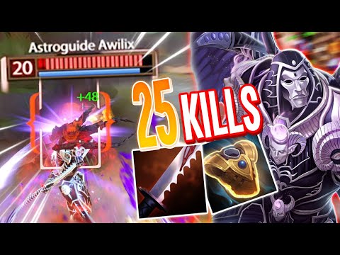 This Thanatos Jungle Build Got Me 25 KILL IN SMITE!