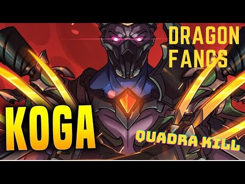 KOGA DRAGON FANGS - PALADINS | QUADRA KILL