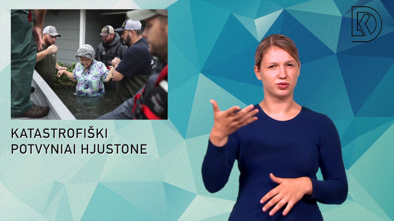 Hjustono mieste Amerikoje - katastrofiški potvynia