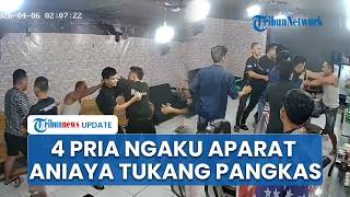 Viral Video Aksi Koboi 4 Pria Ngaku Oknum Polisi Todongkan Pistol & Aniaya Tukang Pangkas di Medan