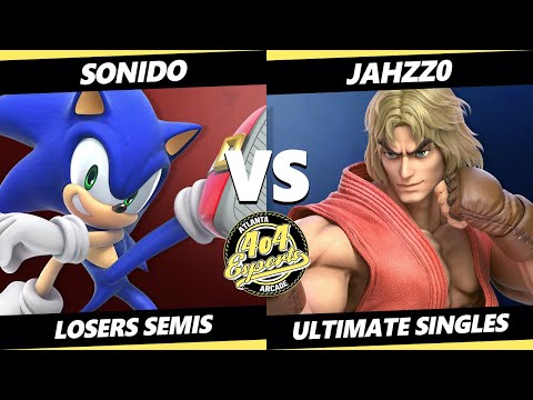 4o4 Smash Night 60 Losers Semis - Sonido (Sonic) Vs. Jahzzo (Ken) SSBU Ultimate Tournament