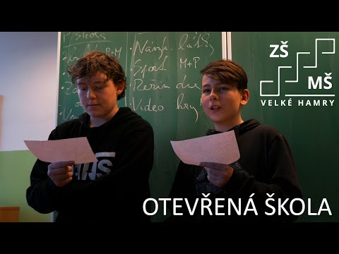 Den otevřených dveří 2023 na ZŠ Velké Hamry