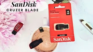 SanDisk Cruzer Blade 4GB USB Flash Drive Unboxing and Speed Test | Most Popular Pen Drive