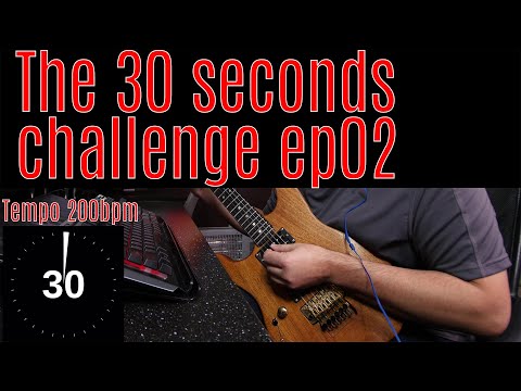 Scale+ Chromatic Alternate Picking Workout (80-200bpm) || The 30 seconds guitar challenge ep02