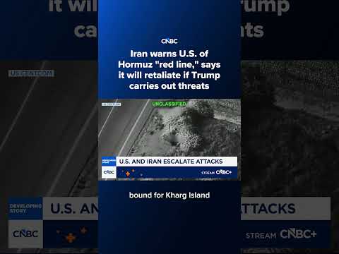Iran warns U.S. of Hormuz "red line," says it will retaliate if Trump carries out threats