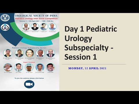 Day 1 - Pediatric Urology Subspeciality Section - Session 1 12 April 2021