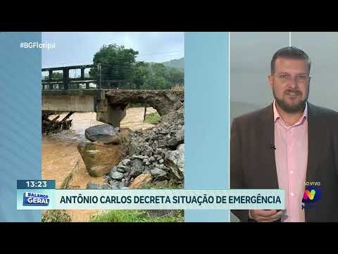 Inundações e ocorrências em São Pedro de Alcântara devido às chuvas