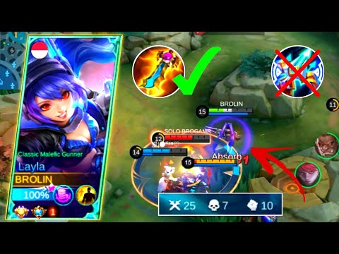 Layla Best Build Lifesteal - Layla High Damage - MLBB