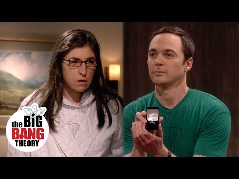 Sheldon Proposes to Amy | The Big Bang Theory
