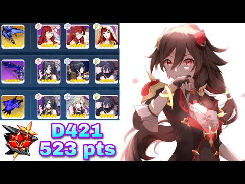 [Honkai Impact 3] SEA - Ex-Abyss Red Lotus (D421) - Kosma 523 pts - FR PV MB(SS2) Fuxi 3*