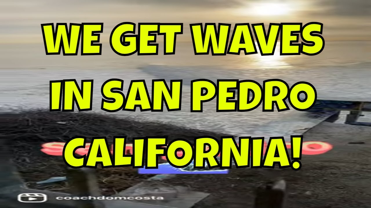 We Get Waves In San Pedro California #mydayinla #mydayinsp #sanpedrotoday #westharborlosangeles