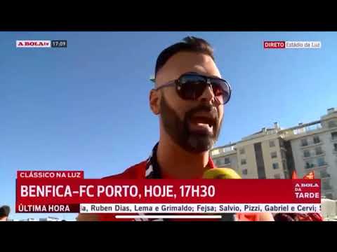 Adepto Benfica (Benfica vs Porto 2018/2019)