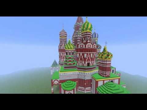 St. Basil's Cathedral (With schematic download) Minecraft Map