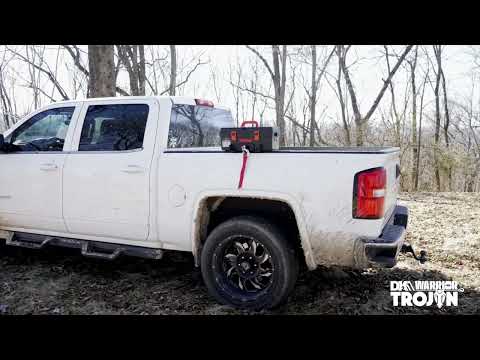 Detail K2 Warrior Trojan 4000 lbs. Capacity Portable Utility Winch with Synthetic Rope