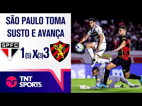 Gols e lances de São Paulo x Sport