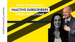 How to remove inactive subscribers from mailchimp