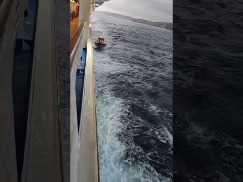 Thumbnail for The Sydney Pilot Boat coming alongside the P&O Pacific Adventure.