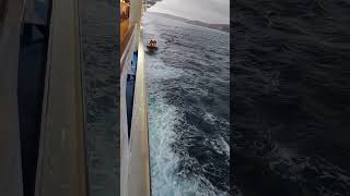 The Sydney Pilot Boat coming alongside the P&O Pacific Adventure.