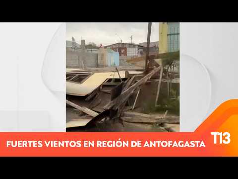 Fuertes vientos en región de Antofagasta