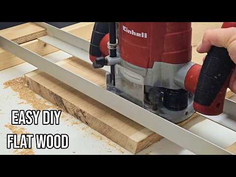 Flattening Wood Without a Planer - DIY Budget Router Sled