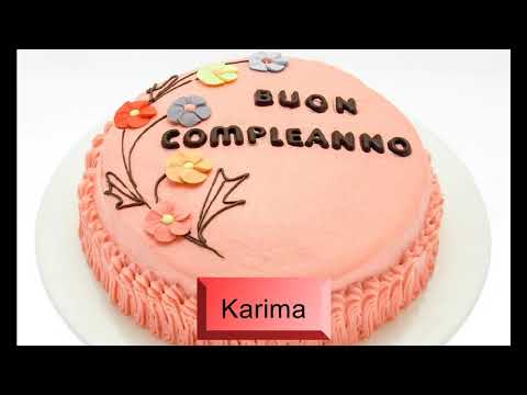 Buon compleanno KARIMA - Auguri