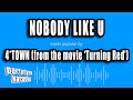 4*TOWN ( 'Turning Red') - Nobody Like U (Karaoke Version)