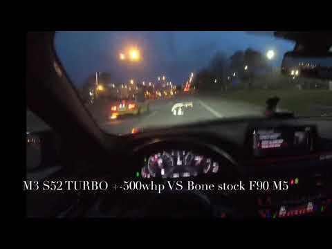 F90 M5 vs M3 TURBO