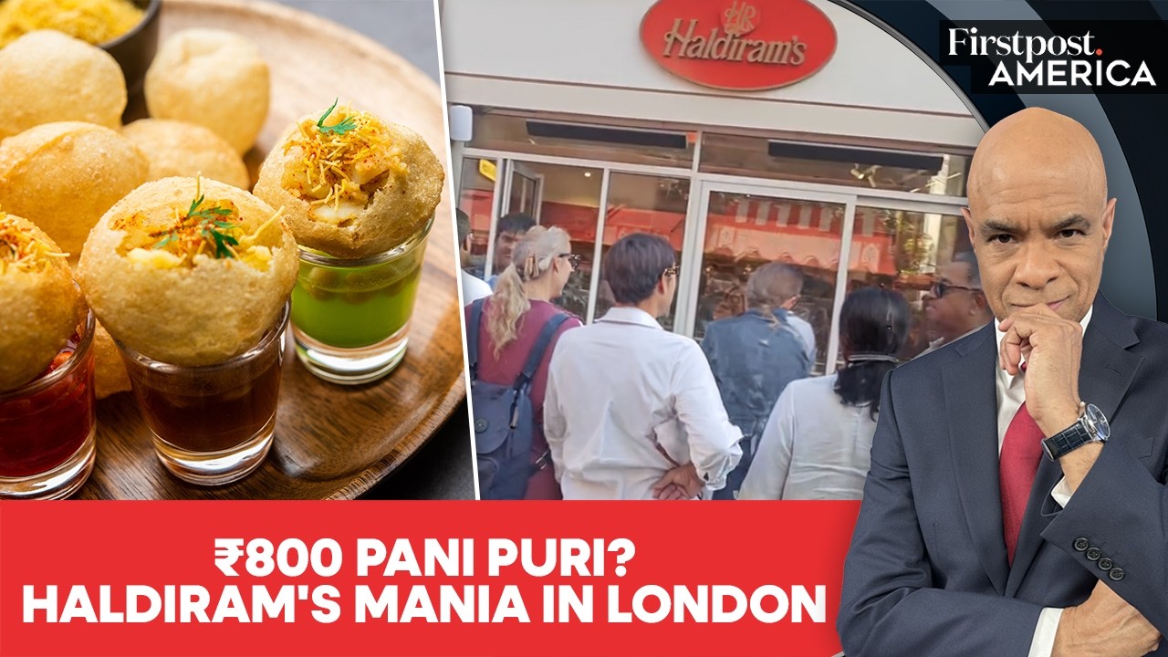 Haldiram's Viral London Debut: Indians Queue For Pani Puri & Chole Bhature | Firstpost America