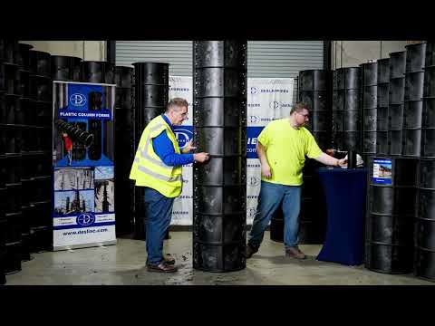How To Stack Deslauriers Plastic Column Forms